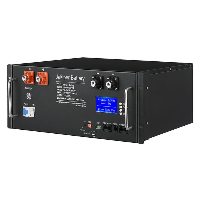 Orient Power | Jakiper PRO Lithium Battery | 48V 100Ah | 5,120wH/5.12KwH Server Rack Battery