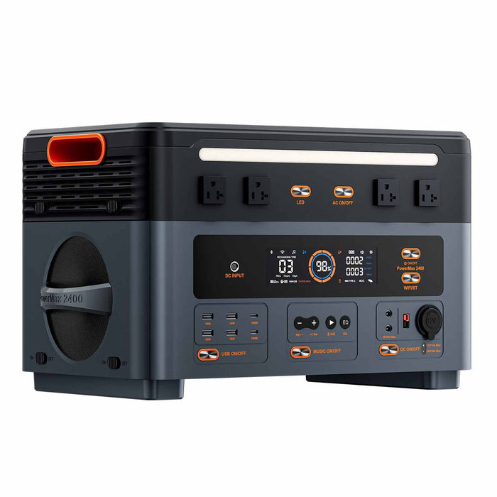 Oscal | PowerMax 2400 Portable Power Station + 400W Portable Solar Panel