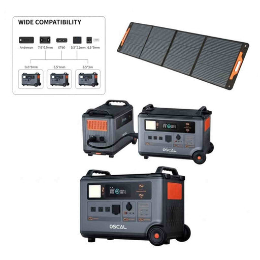 Oscal | PowerMax 3600 Portable Power Station + 200W Portable Solar Panel PRE-ORDER