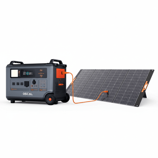 Oscal | PowerMax 3600 Portable Power Station + 400W Portable Solar Panel