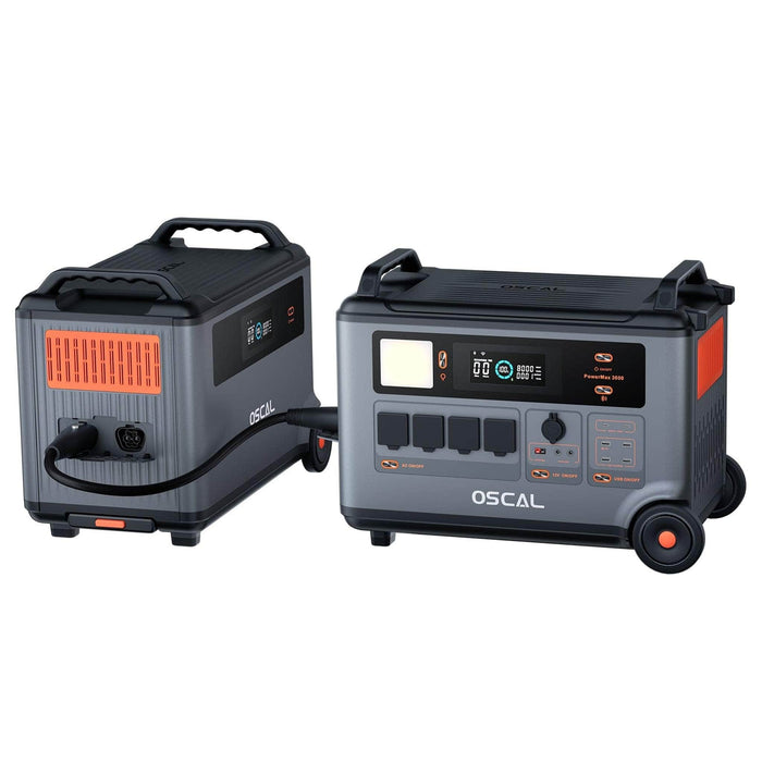 Oscal | PowerMax 3600 Portable Power Station + BP3600 Extra Battery PRE-ORDER
