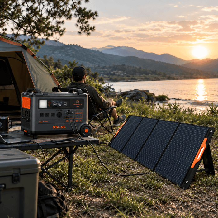 Oscal | PowerMax | 3600SE 3600W Portable Power Station + 1*400W Portable Solar Panel