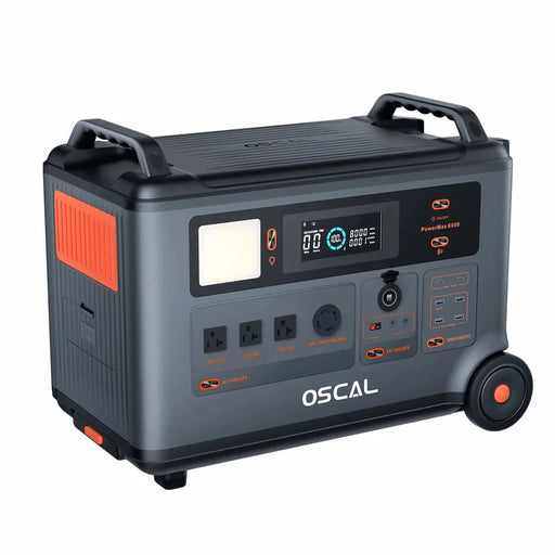 Oscal | PowerMax 6000 Portable Power Station + 2 × 400W Portable Solar Panels