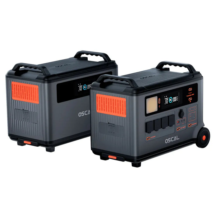 Oscal | PowerMax 6000 Portable Power Station + 2* BP3600 Extra Battery