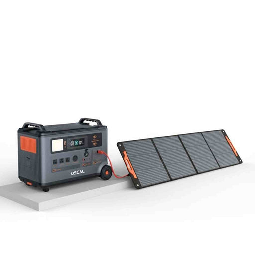 Oscal | PowerMax 6000 Portable Power Station + 200W Portable Solar Panel