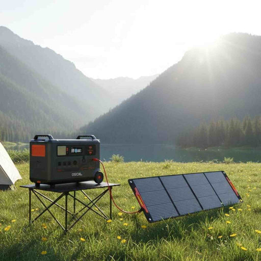Oscal | PowerMax 6000 Portable Power Station + 200W Portable Solar Panel