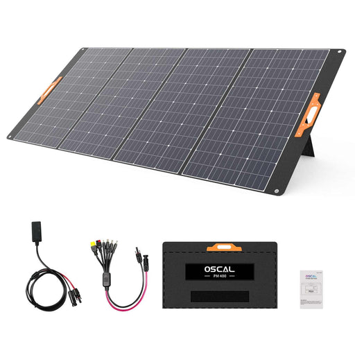 Oscal | PowerMax 6000 Portable Power Station + 400W Portable Solar Panel