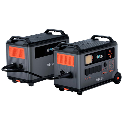 Oscal | PowerMax 6000 Portable Power Station + BP3600 Extra Battery