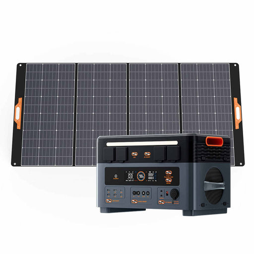 Oscal | PowerMax2400 Portable Power Station + 200W Portable Solar Panel