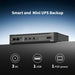 PECRON | D39 Small DC UPS for Router, Modem, Security Camera, and Phone – 38.48Wh with PoE Output
