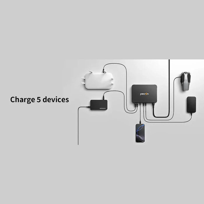 PECRON | D39 Small DC UPS for Router, Modem, Security Camera, and Phone – 38.48Wh with PoE Output