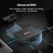 PECRON | D77 DC UPS Battery Backup for Router, Modem, Security Camera, and Phone – 76.96Wh with PoE, 5V/9V/12V