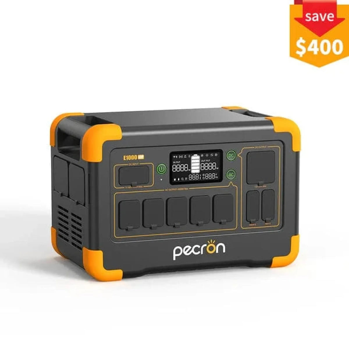 PECRON E1000LFP Portable Power Station | Solar Guys Pro