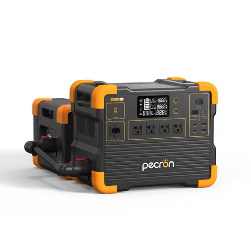 PECRON | E1500LFP 200W Solar Kit Portable Power Station Bundle 2200W 1536Wh V3