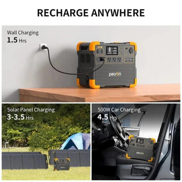 PECRON | E2400LFP Portable Power Station 2400W 2048Wh