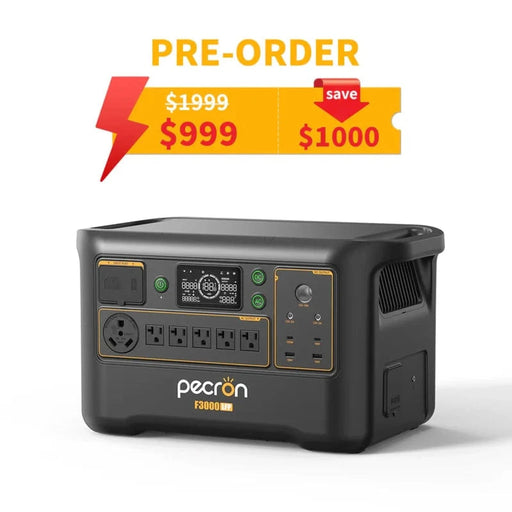 PECRON | F3000LFP Portable Power Station |  3600W Output 3072Wh LiFePO4 Battery image 6
