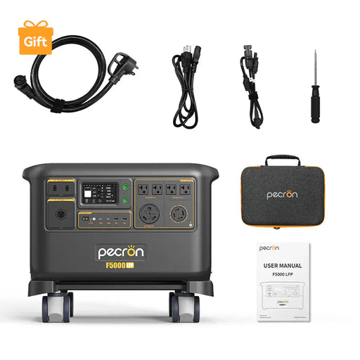PECRON | F5000LFP Portable Power Station 7200W 5120Wh 120V/240V