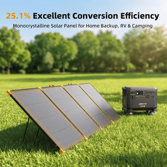 PECRON PV500 500W Bifacial Portable Solar Panel Waterproof IP67