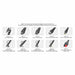PECRON | U20 Universal Cable Kit with 17 Different Adapter Cables for Power Station, Solar Panel