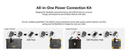 PECRON | U20 Universal Cable Kit with 17 Different Adapter Cables for Power Station, Solar Panel