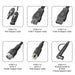 PECRON | U20 Universal Cable Kit with 17 Different Adapter Cables for Power Station, Solar Panel