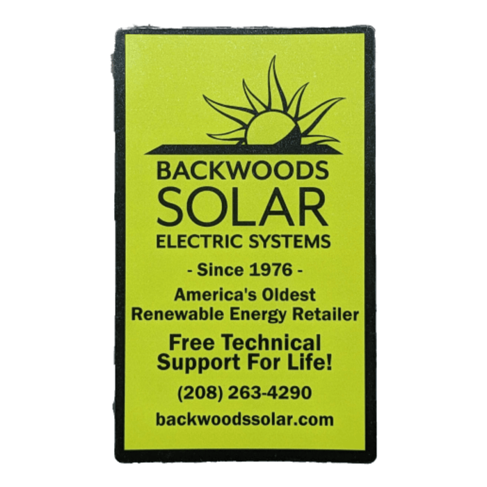 Backwoods Solar Inverter/Fridge Magnet