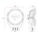 PROWLR 9" LED Driving Light TRUE AMBER