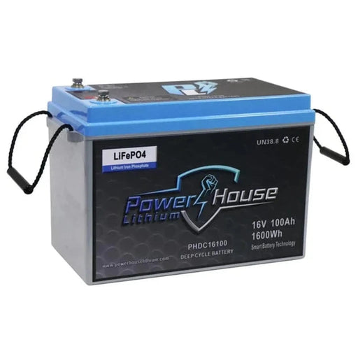 PowerHouse Lithium | 16V 100Ah Deep Cycle Battery 5 to 6 Devices