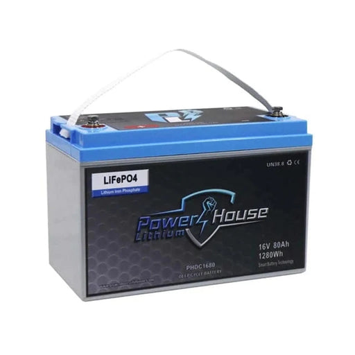 PowerHouse Lithium | 16V 80Ah Deep Cycle Battery 4 to 5 Devices
