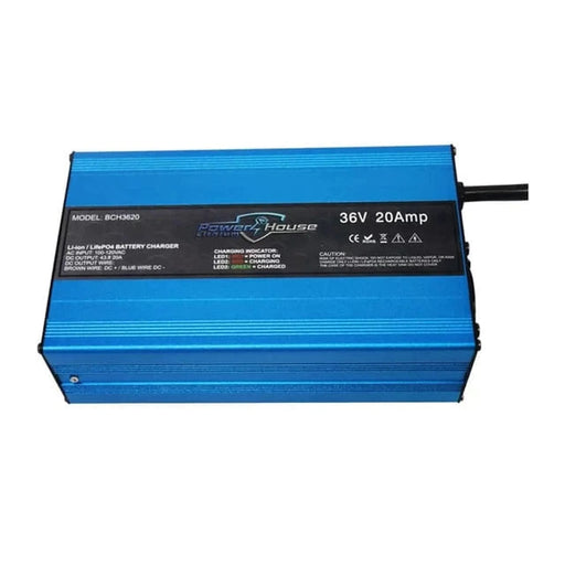PowerHouse Lithium | 36V Non-Waterproof AC Chargers