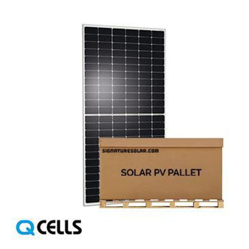 Q.CELLS | 475W Half-Cell Bifacial Solar Panel Silver | Q.PEAK DUO XL-G10 SERIES 475 | Full Pallet 31 - 13.8kW Total