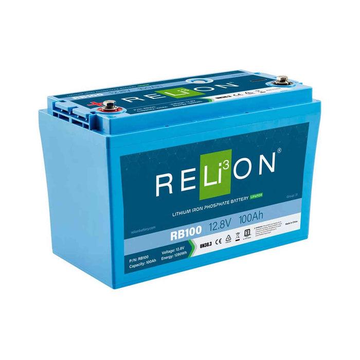 RELiON | RB100 Deep Cycle Lithium Battery – 12V 100Ah Group 31