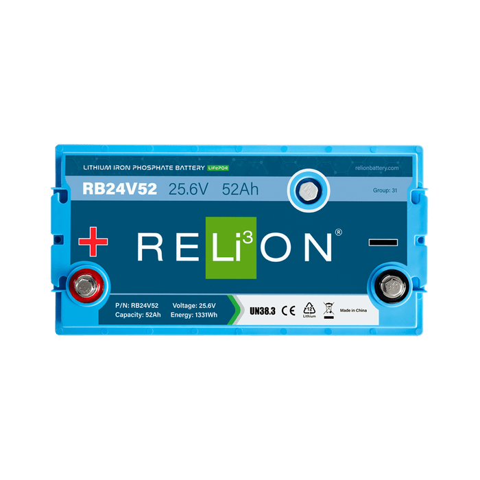 RELiON | RB24V52 24V 52Ah Deep Cycle Lithium Battery – Group 31