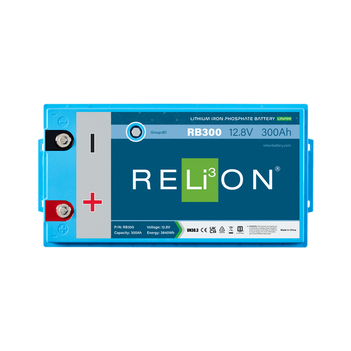 RELiON | RB300 12V 300Ah Deep Cycle Lithium Battery – Group 8D