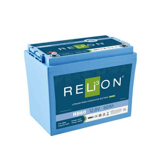 RELiON | RB60 12V 60Ah Deep Cycle Lithium Battery – Group 24