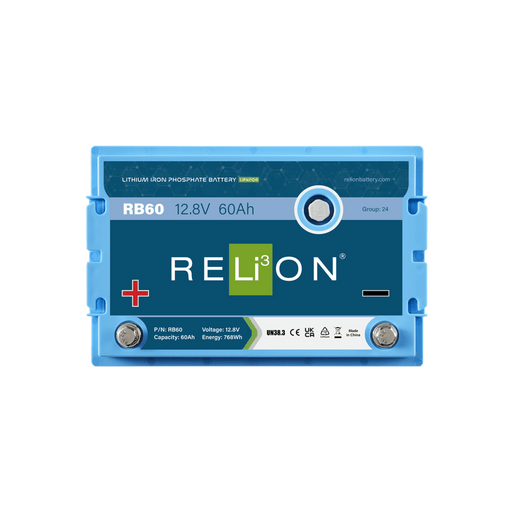 RELiON | RB60 12V 60Ah Deep Cycle Lithium Battery – Group 24