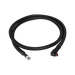 RUIXU | 1/0 AWG cables - 3/8" Lug + 90 degree angle pluggable connector | Orange+ Black, 200cm image 3