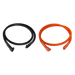 RUIXU | 1/0 AWG cables - Straight + 90 degree angle pluggable connector, Play and Plug, 200cm