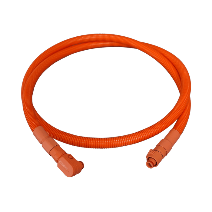 RUIXU | 1/0 AWG cables - Straight + 90 degree angle pluggable connector, Play and Plug, 200cm