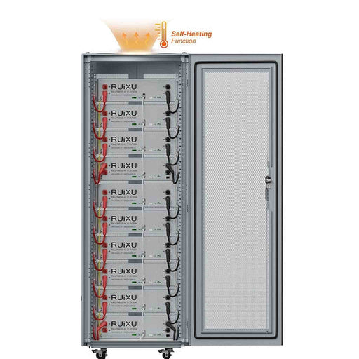 RUiXU | 50kWh Lithium Batteries Kits | 10 Batteries + 10 slot cabinet | CEC | SGIP