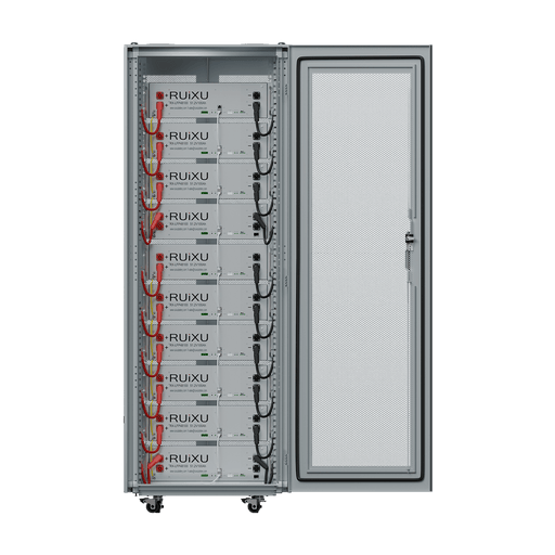 RUiXU | 50kWh Lithium Batteries Kits | 10 Batteries + 10 slot cabinet | CEC | SGIP