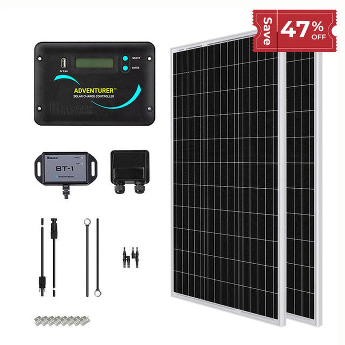 Renogy | 200 Watt 12 Volt Solar RV Kit