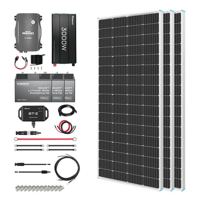 Renogy | 600W 12V General Off-Grid Solar Kit