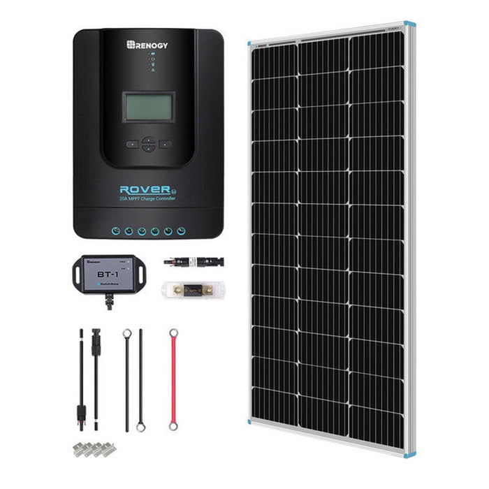 Renogy | New 100 Watt 12 Volt Solar Premium Kit