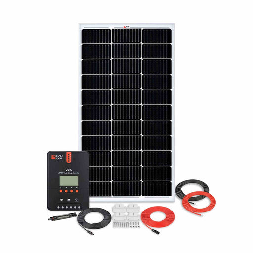 100W RV 12V Kit - RICH SOLAR