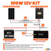 Rich Solar | 100W Solar Kit for RV, Cabin, Boat, and Off-Grid Power Systems