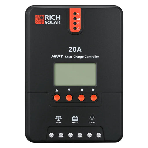 Rich Solar | 20 Amp MPPT Solar Charge Controller