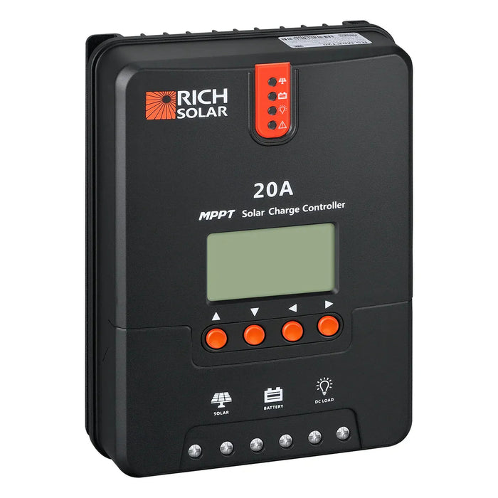 Rich Solar | 20 Amp MPPT Solar Charge Controller