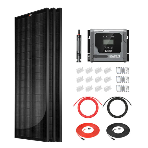 Rich Solar | 300W Slim Solar Kit for Vans, RVs, and Off-Grid Systems