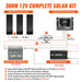 Rich Solar | 300W Slim Solar Kit for Vans, RVs, and Off-Grid Systems